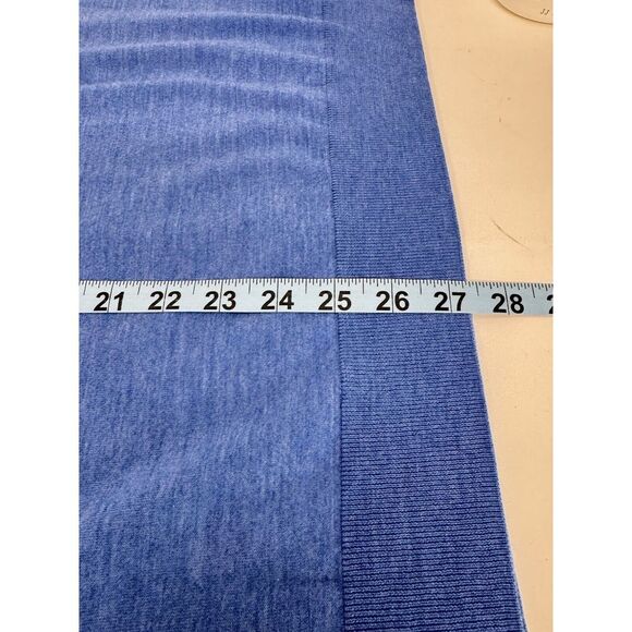 NWT Peter Millar Excursionist Flex Quarter Zip Wool Sweater VESSL Blue XXL $350 - Picture 8 of 9